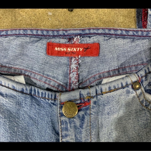 Vintage Y2K miss sixty flame bell bottom jeans - Picture 3 of 3